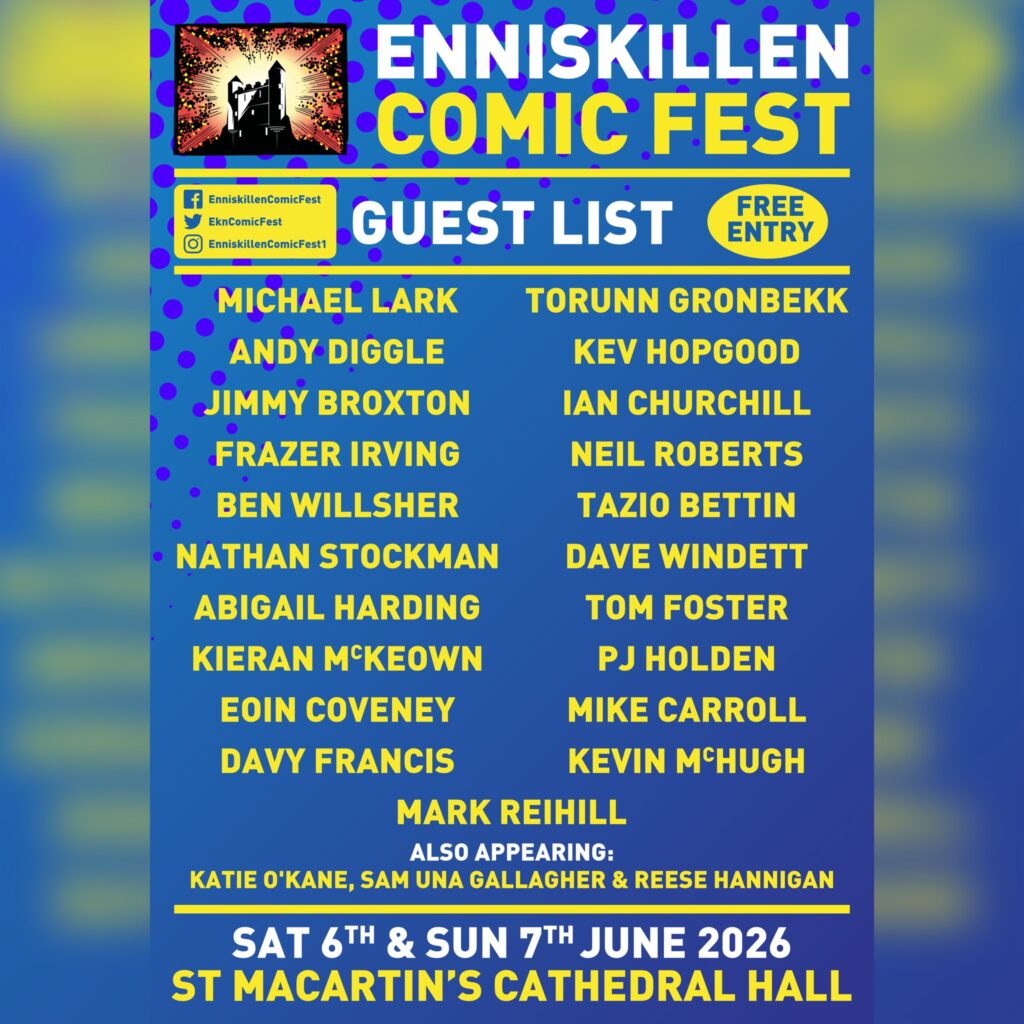 Enniskillen Comic Fest 2026 - Guests