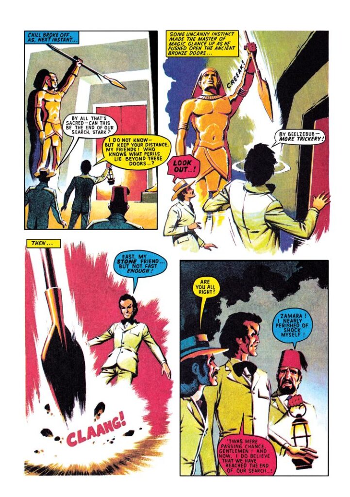 The Treasury of British Comics Annual 2027 - Janus Stark, art by Ian Kennedy 