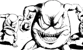 The Gwanzulum, as realised by Lee Sullivan, in the Doctor Who story, “Planet of the Dead”