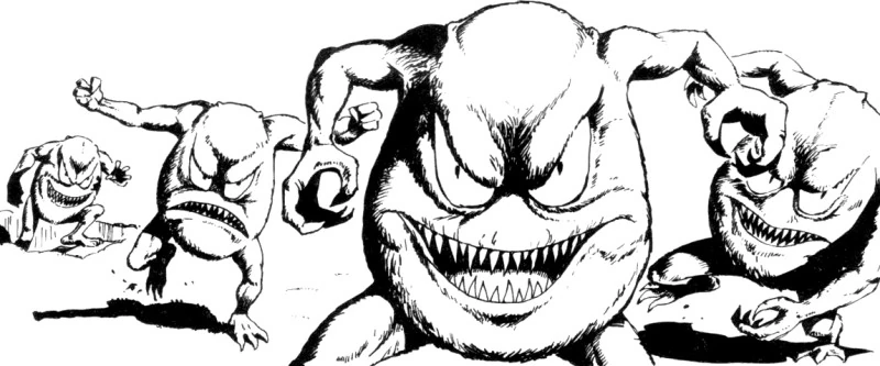 The Gwanzulum, as realised by Lee Sullivan, in the Doctor Who story, “Planet of the Dead”