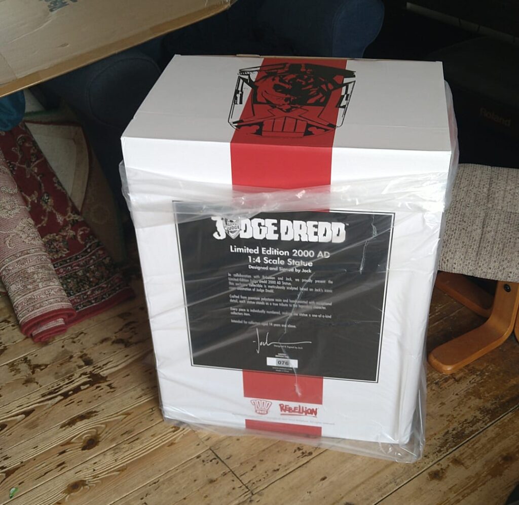 Limited-Edition Judge Dredd 2000 AD Statue by Jock