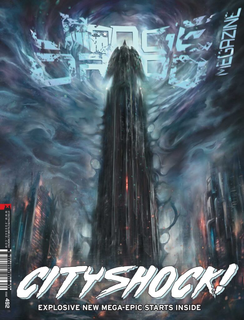 Judge Dredd Megazine 492
UK RELEASE DATE: 20th May £7.50
LUNAR RELEASE DATE: 17th June $14.99
COVER: Nick Percival