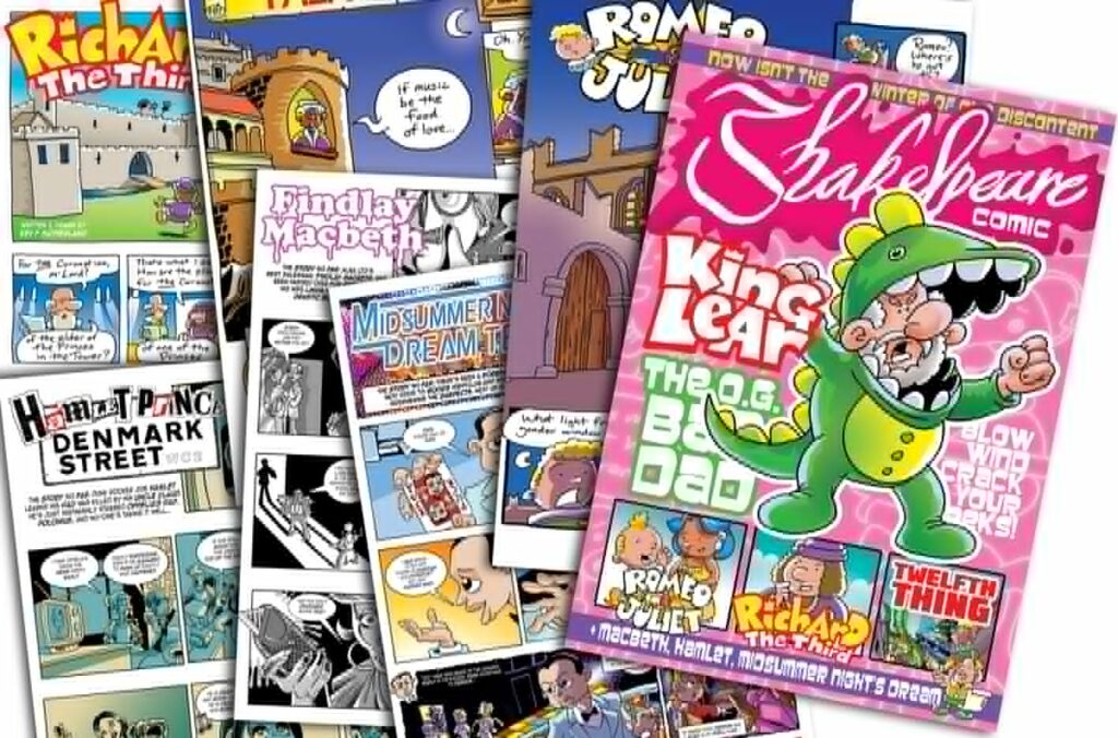 Kev F Sutherland's Shakespeare Comic - Sample Pages