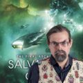Salvation’s Child graphic novel by Adrian Tchaikovsky, cover by Steve Stone (Cosmic Lighthouse, 2026)