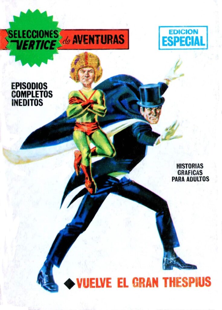 ANTIGUO COMIC SELECCIONES VERTICE DE AVENTURAS - EDICION ESPECIAL - Nº 42 - VUELVE EL GRAN THESPI