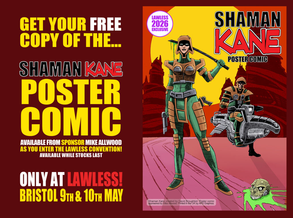 Shaman Kane Poster Comic by David Broughton