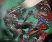 The original cover art for ABC Warriors Book 4: Genocide (1988) by Simon Bisley sold for £35,560 (Lot 364) in Excalibur Auctions May 2026 Peter Hansen Collection Sale