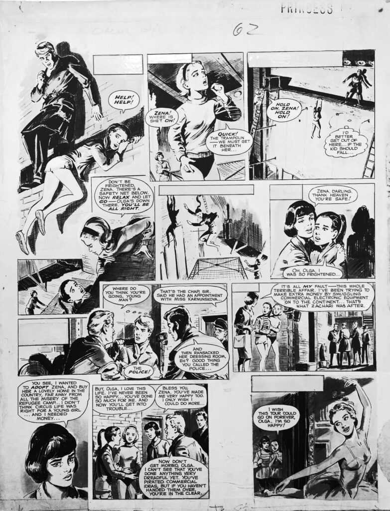 "The Circus Ballerina" from Princess (1960), art by Bill Lacey