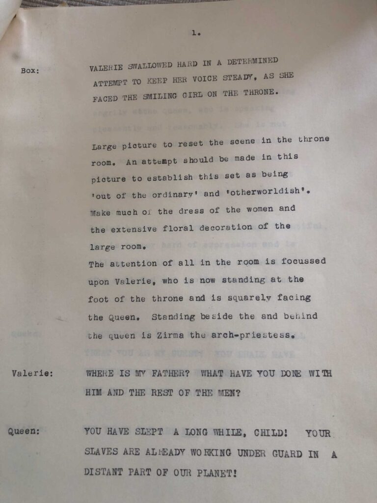 Valerie on Venus by David Motton Part 2 Sample Page 2