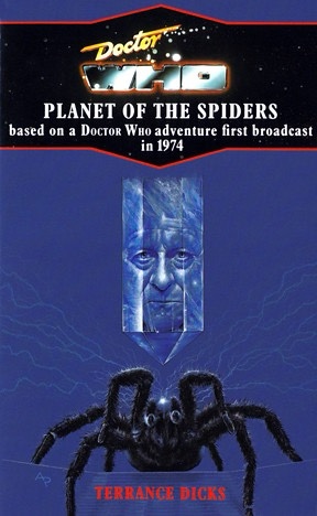 Doctor Who and The Planet of the Spiders cover by Alister Pearson (1991)