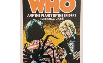 Doctor Who and The Planet of the Spiders cover by Peter Brookes (1975)