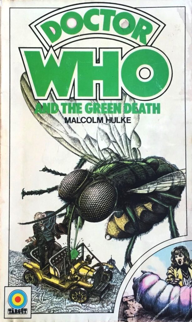 Doctor Who and The Green Death cover by Peter Brookes
