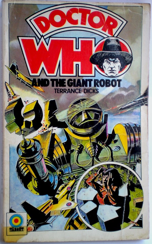 Doctor Who and The Giant Robot cover by Peter Brookes