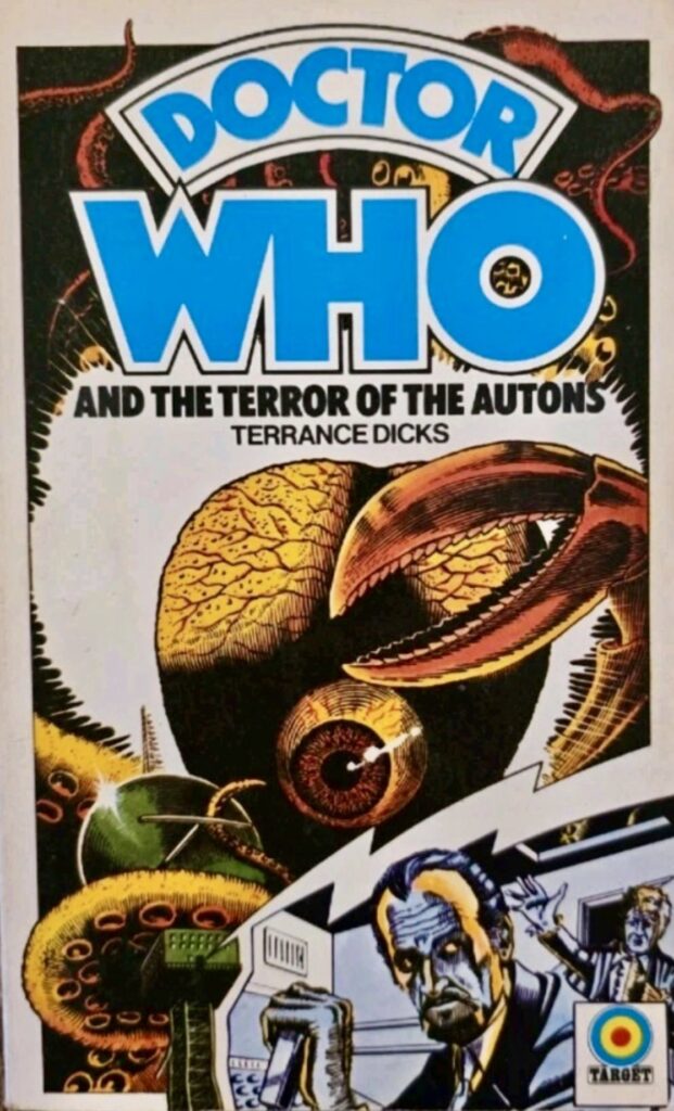 Doctor Who and The Terror of the Autons cover by Peter Brookes
