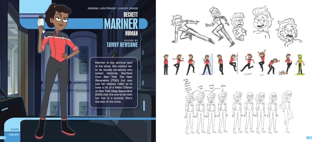 The Art of Star Trek: Lower Decks By Megan Treviño - Sample Pages