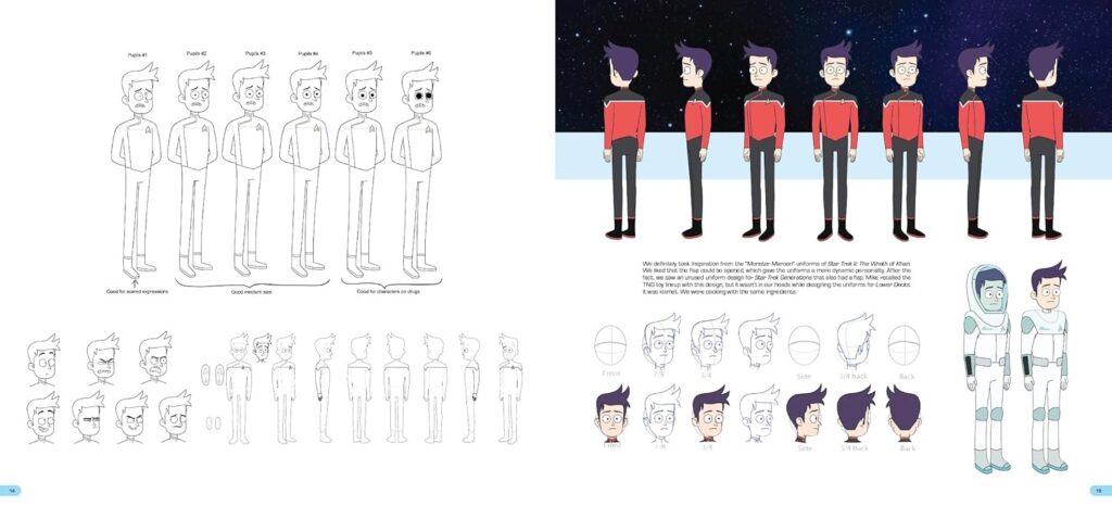 The Art of Star Trek: Lower Decks By Megan Treviño - Sample Pages