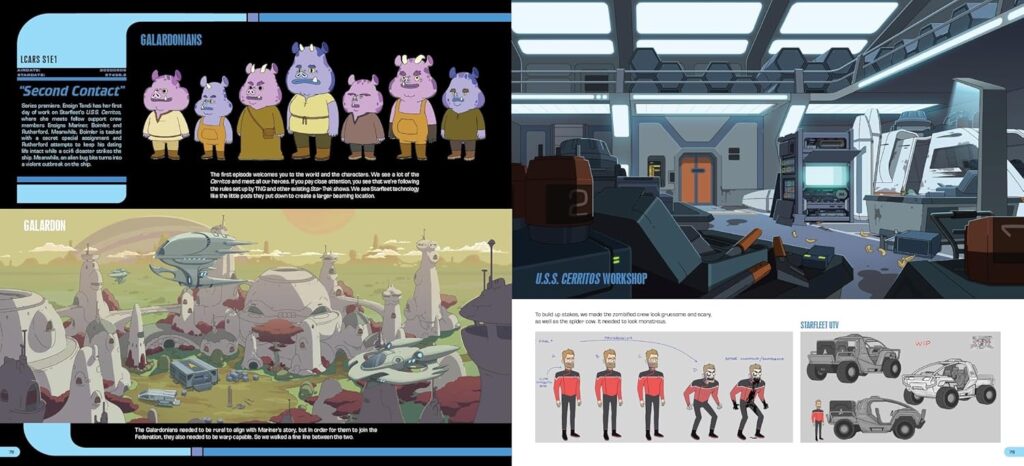 The Art of Star Trek: Lower Decks By Megan Treviño - Sample Pages
