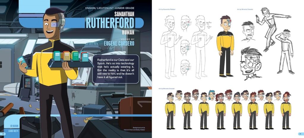 The Art of Star Trek: Lower Decks By Megan Treviño - Sample Pages