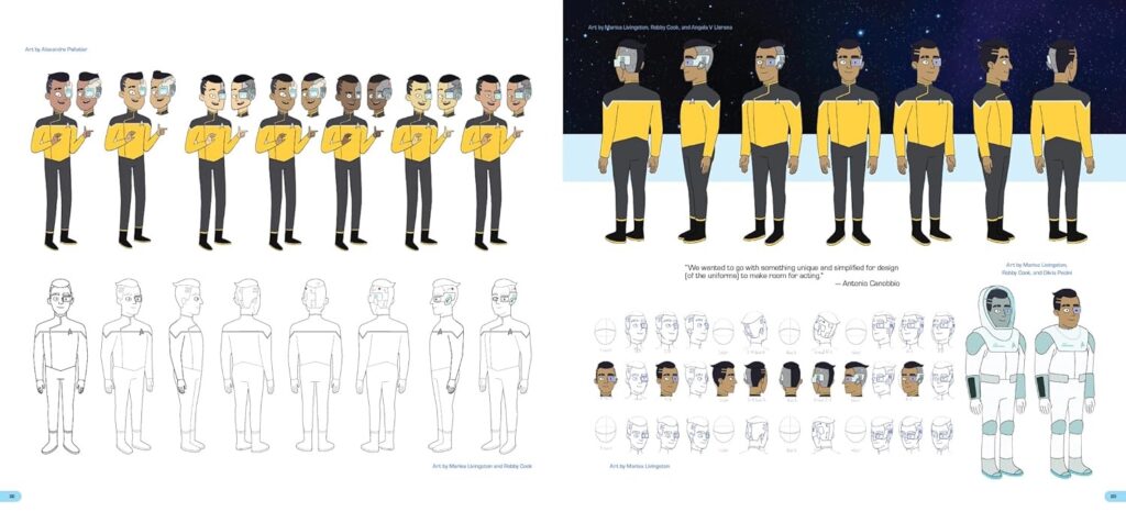 The Art of Star Trek: Lower Decks By Megan Treviño - Sample Pages