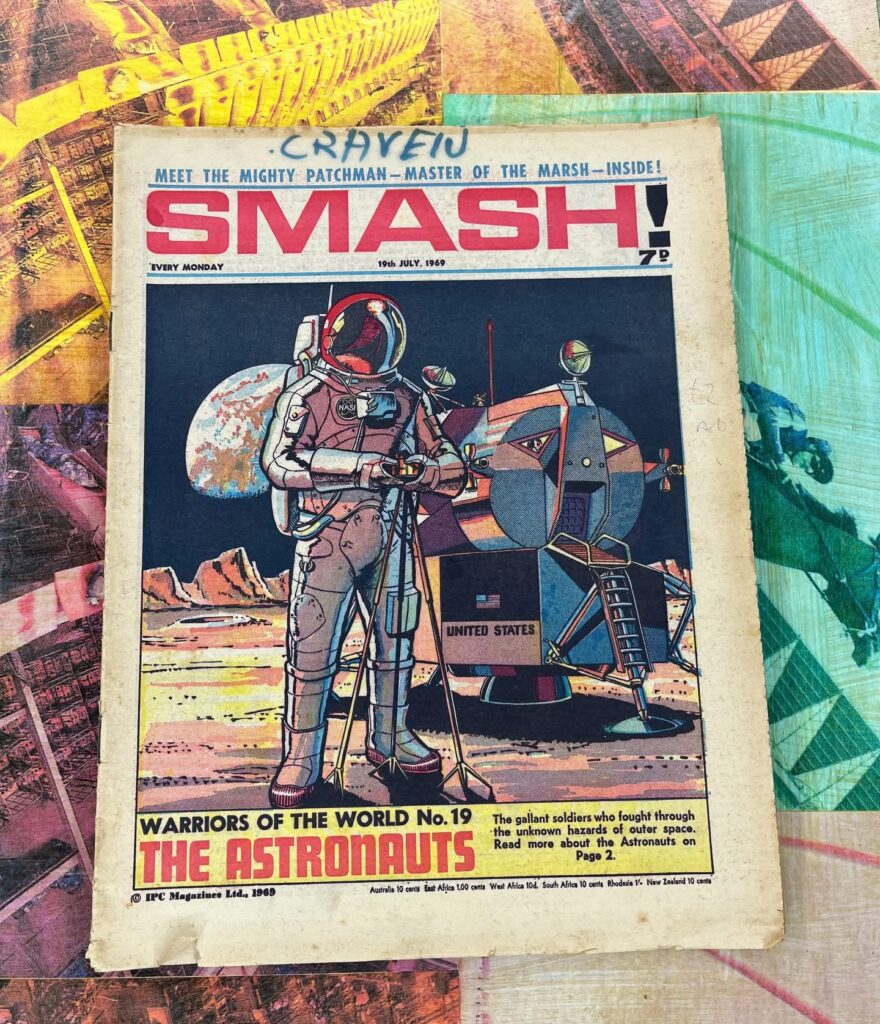 SMASH, cover dated 19th July 1969 featuring the Apollo 11 Moon Landing | Image: Rock & Roll Public Library