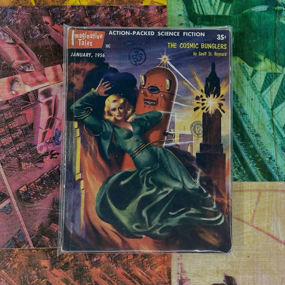 Imaginative Tales 1956 The Cosmic Bunglers | Image: Rock & Roll Public Library