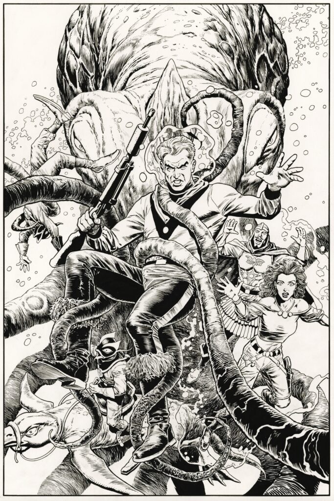 Flash Gordon 1995 Cover Art by Chris Weston - Pencils