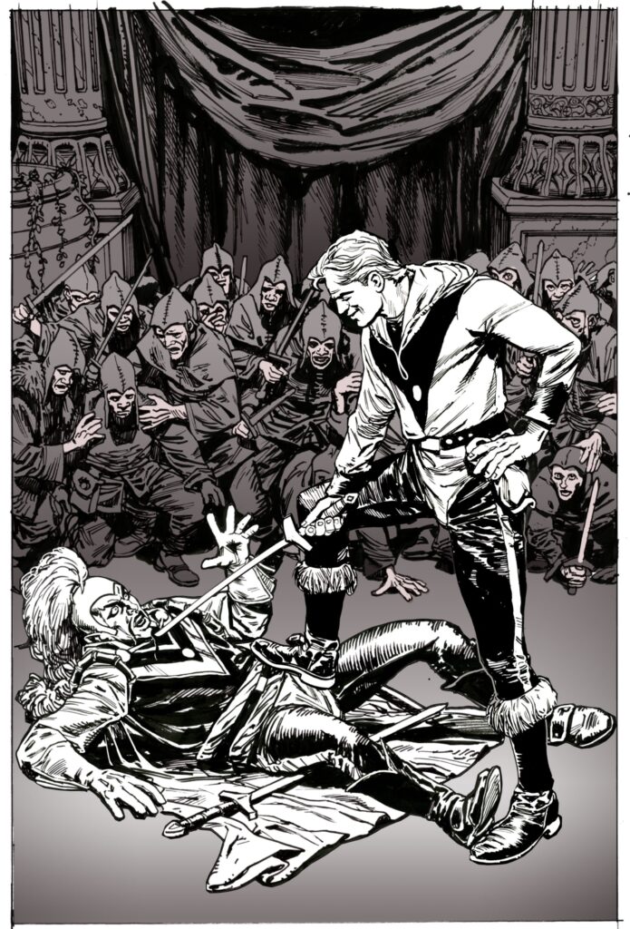 Flash Gordon 1995 Cover Art by Chris Weston - Early Version 