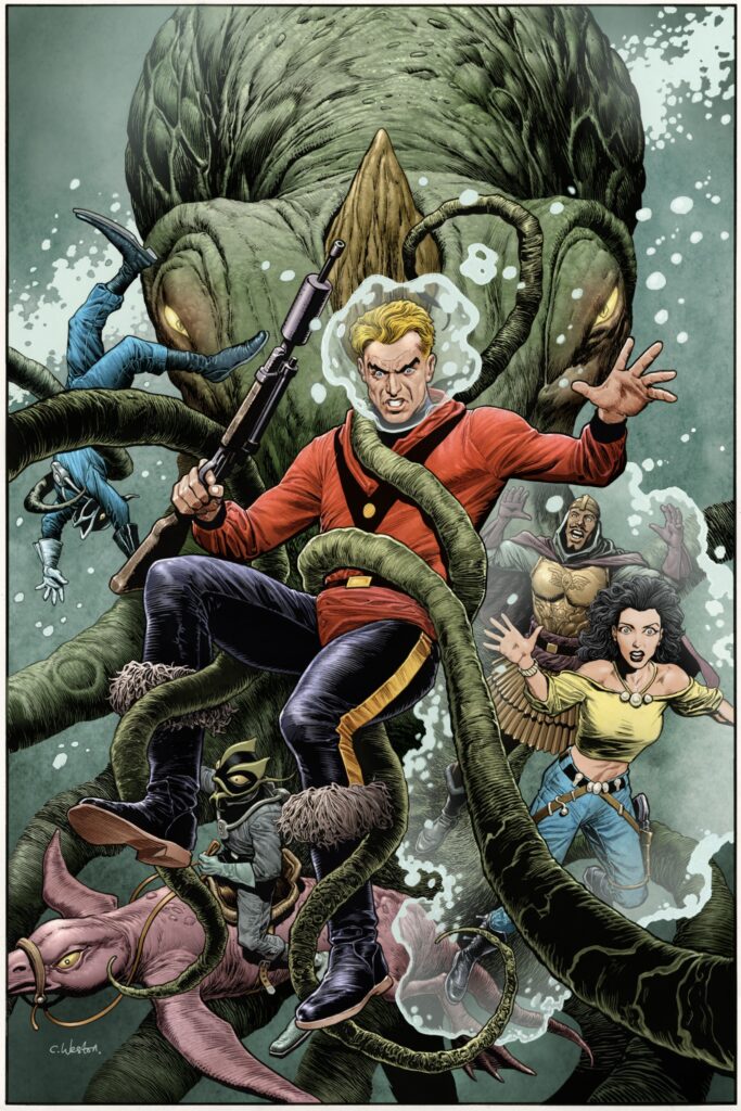 Flash Gordon 1995 Cover Art by Chris Weston