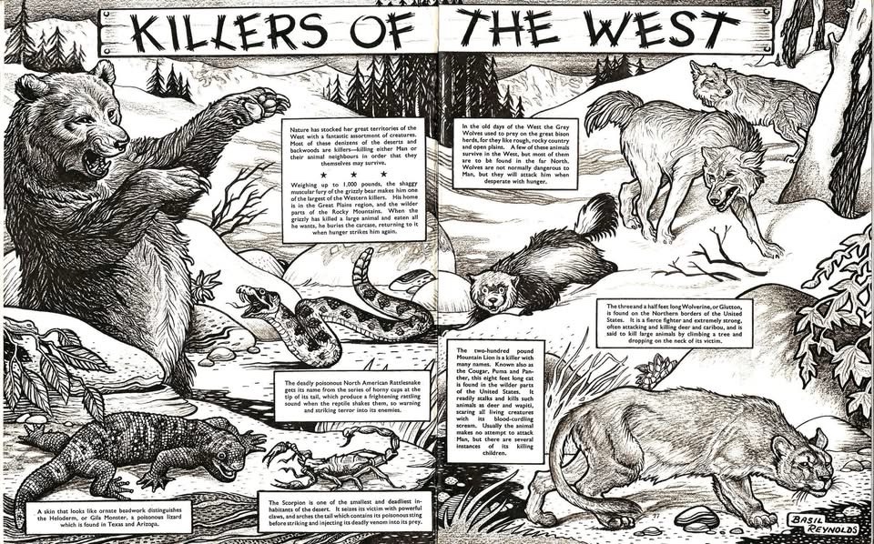 Killers of the West art by Basil Reynolds 