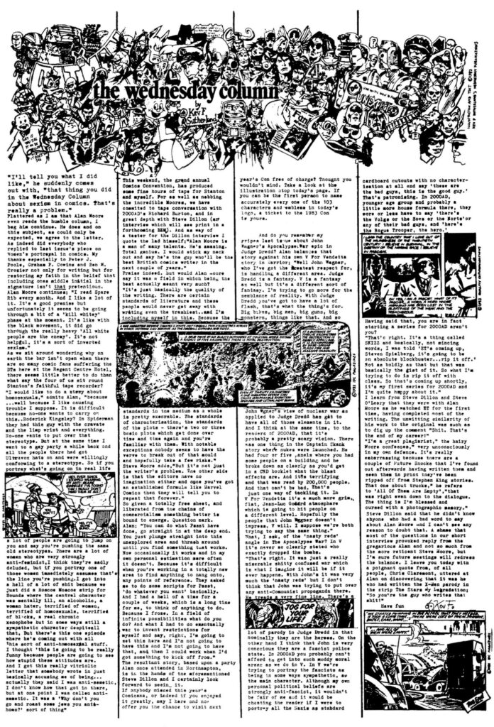 Fantasy Advertiser Issue 76, The Wednesday Column by Kev F. Sutherland 