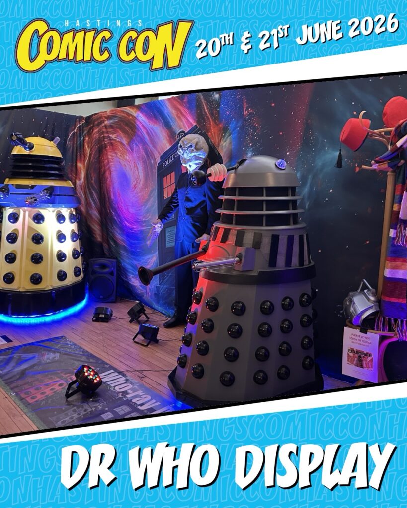 Hastings Comic Con 2026 - Doctor Who Display