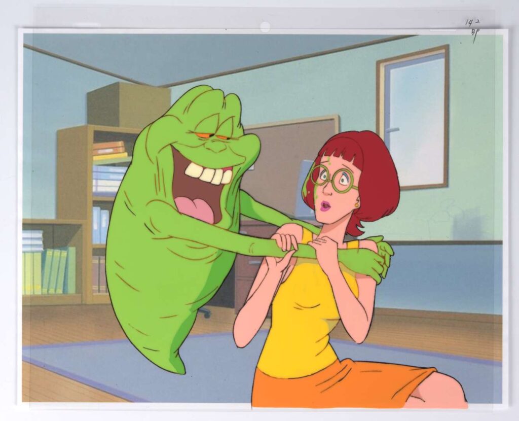 The Real Ghostbusters Production Cel