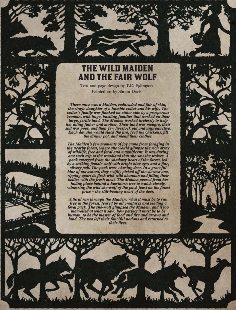 2000AD 2487 - THISTLEBONE // THE WILD MAIDEN & THE FAIR WOLF
By T.C. Eglington (Writer) Simon Davis (Artist)