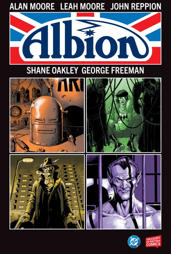 Albion cover - art by Dave Gibbons - Rebellion, 2026 Edition