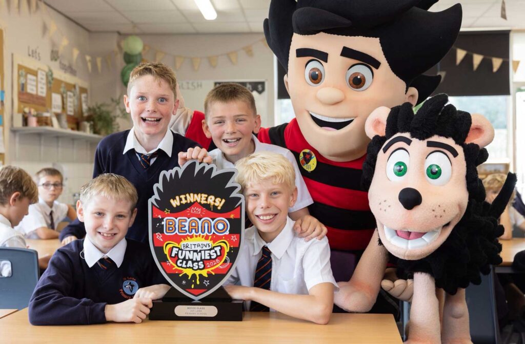 Beano 4340 reveals Beano Britain's Funniest Class 2026 - Boyce Class (Year 6) from Joy Lane Primary School in Whitstable, Kent