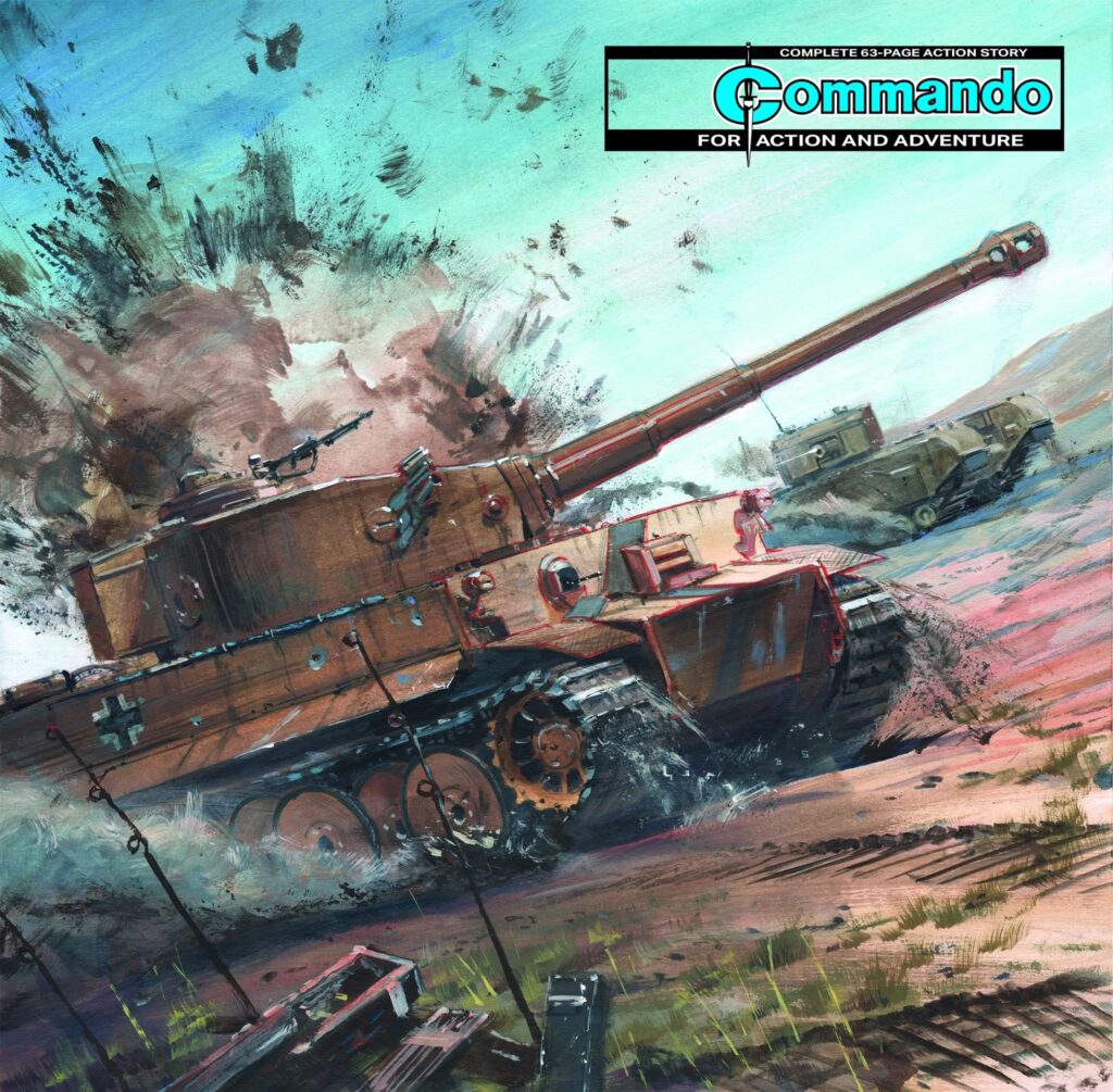 Commando Issue 5969: Desert Duel Story: Andrew Knighton | Internal Art: Carlos Pino | Cover Art: Keith Burns