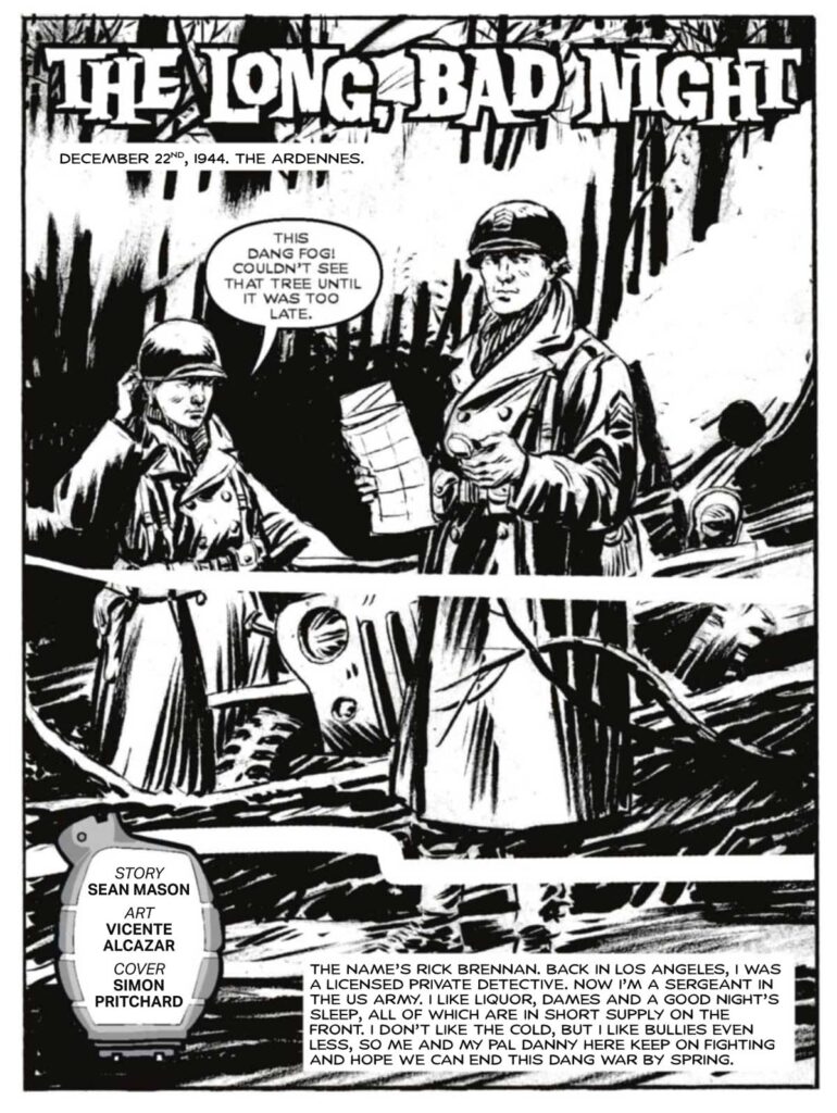 Commando 5973 (For Action and Adventure): The Long, Bad Night Story: Sean Mason | Internal Art: Vicente Alcazar | Cover Art: Simon Pritchard