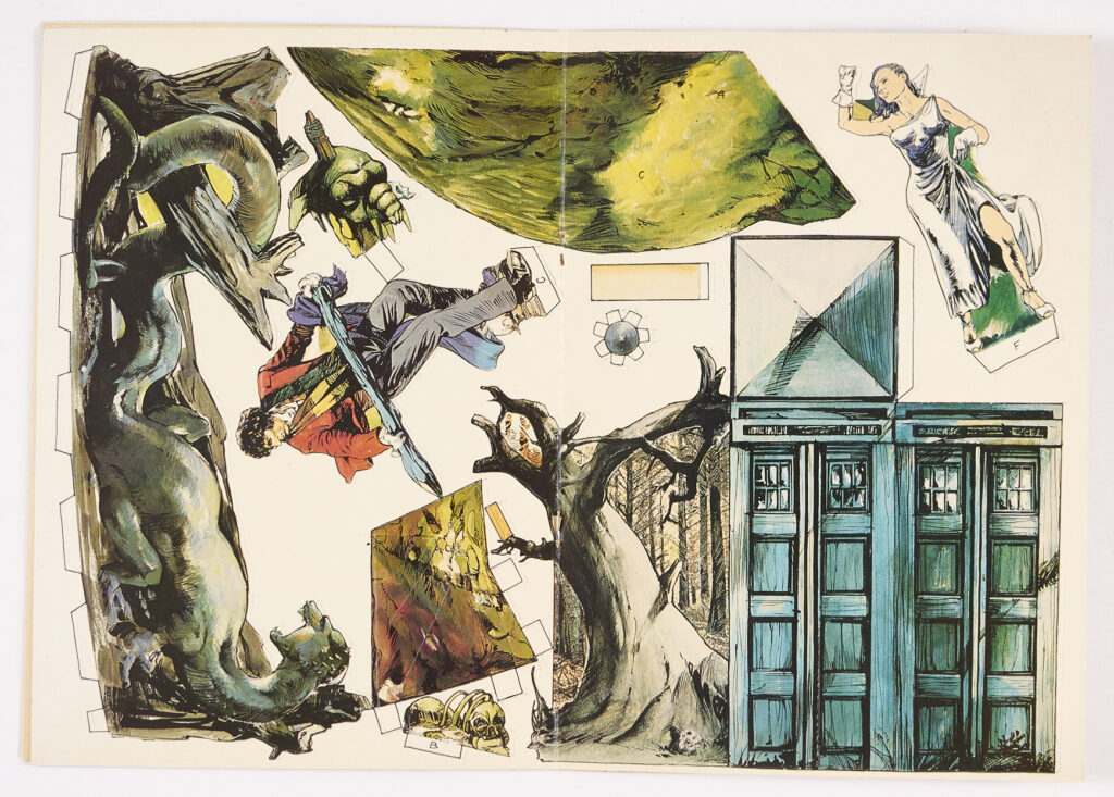 Doctor Who Press-Out Book (1977). Unused with all press-outs intact