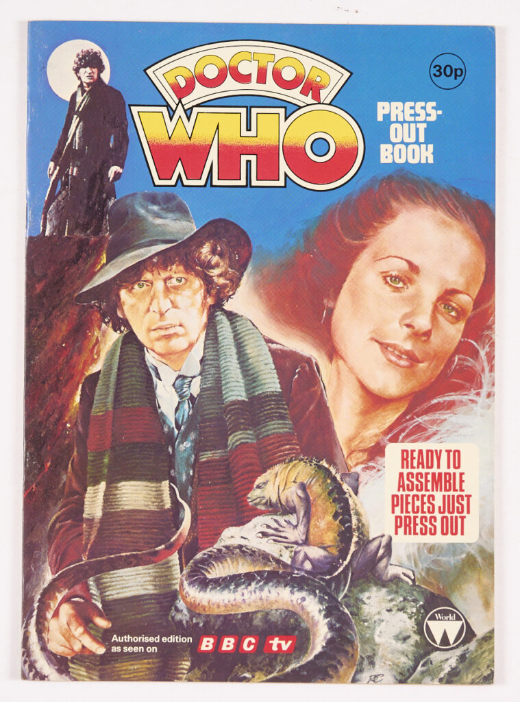 Doctor Who Press-Out Book (1977). Unused with all press-outs intact