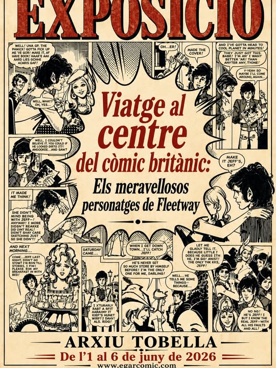 “Viatge al centre del còmic britànic: Els meravellosos personatges de Fleetway”, (“Journey to the heart of British Comics: The Wonderful Characters of Fleetway”) 2026