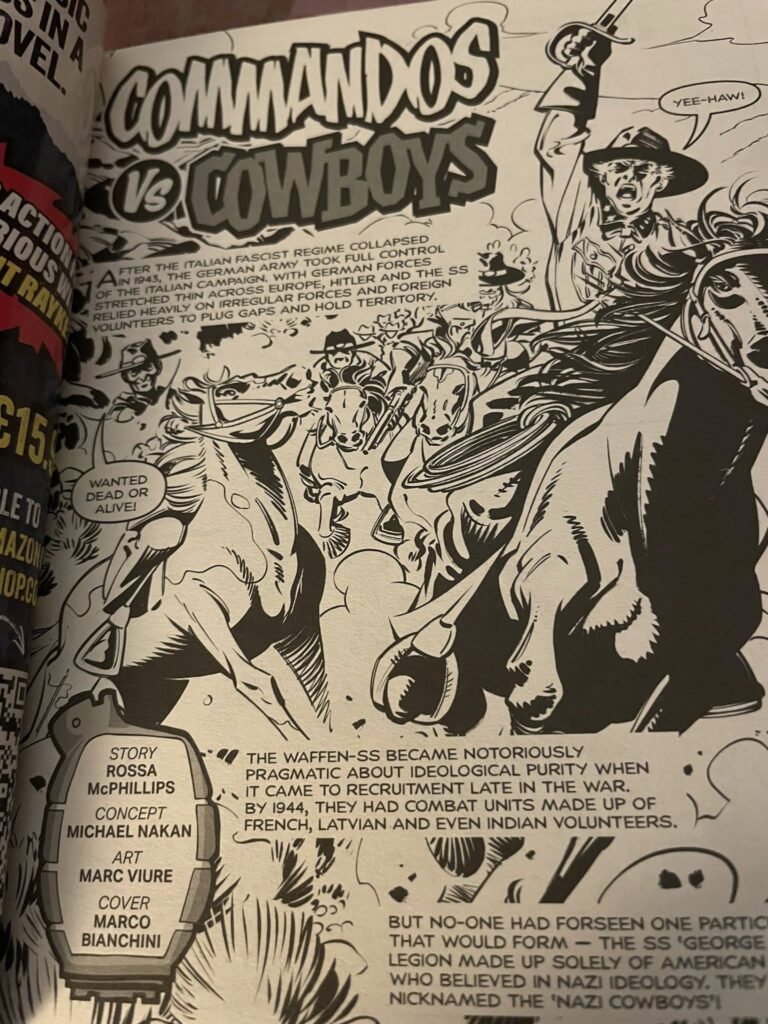 Commando 5963 (Home of Heroes): Commandos Vs Cowboys
Story: Rossa McPhillips | Concept: Michael Nakan | Internal Art: Marc Viure | Cover Art: Marco Bianchini