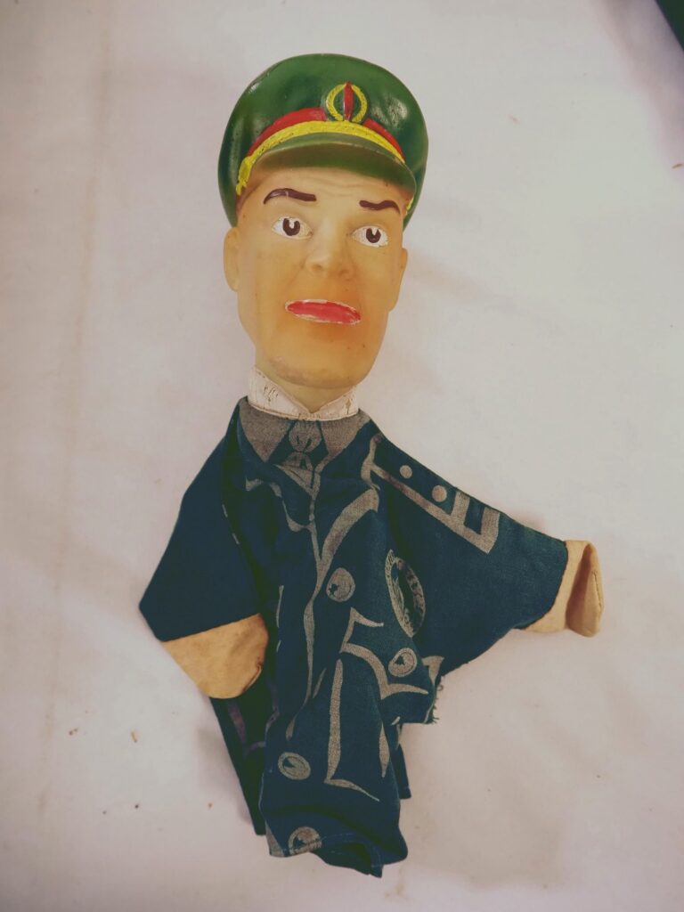 Dan Dare hand puppet (unboxed, part lot)