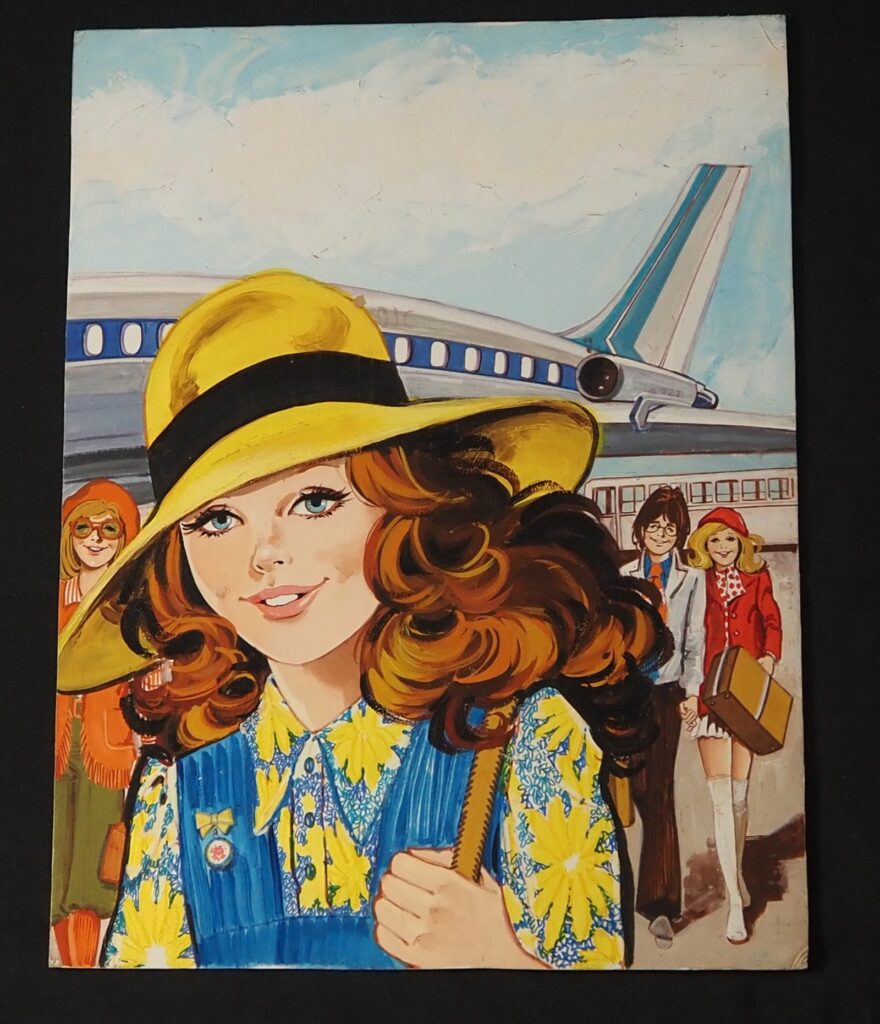 Original cover art for Princess Tina (Part Lot)