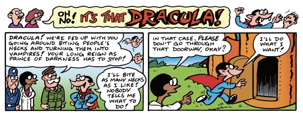 GOOF Three - Oh no! It’s that Dracula by Lew Stringer