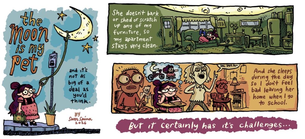 GOOF Three - The Moon is my Pet by Sam Spina