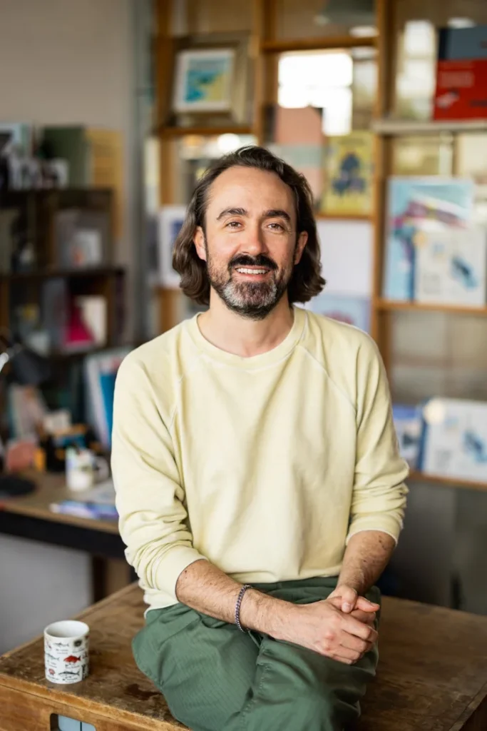 Author and illustrator Benji Davies. Photo: Hannah Bodsworth 