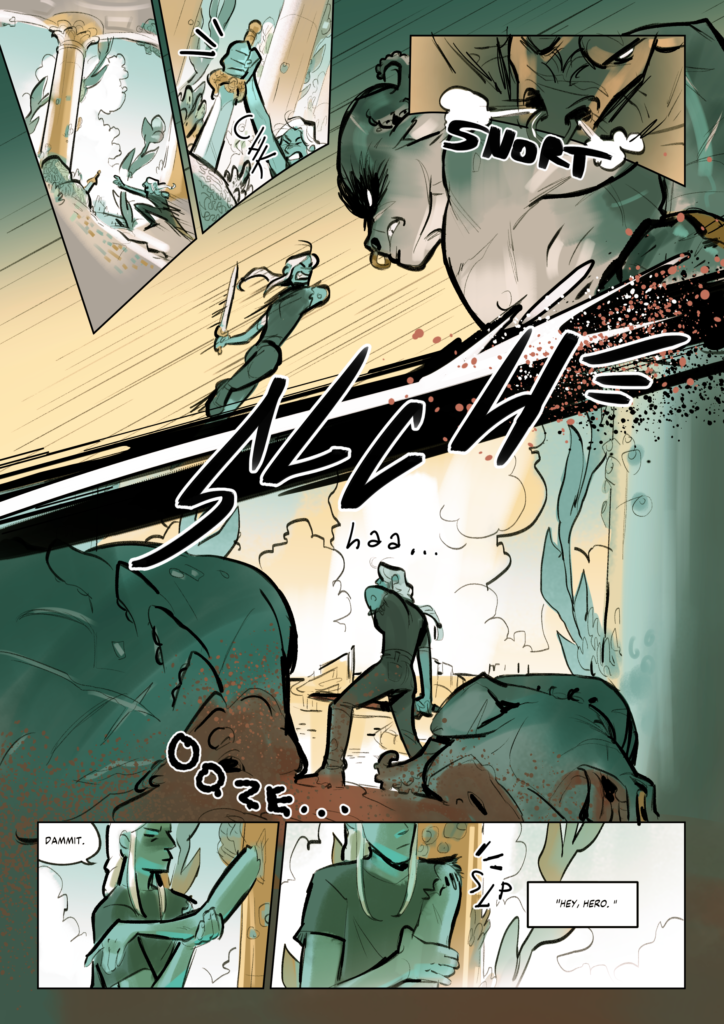 Space Banshee Exorcist (Time Bomb Comics, 2026) - Sample 1
