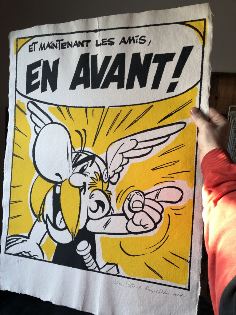 Asterix Print by John Patrick Reynolds
