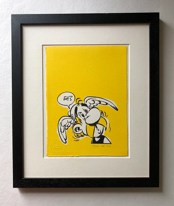 Asterix Print by John Patrick Reynolds - Asterix says "Eh?"