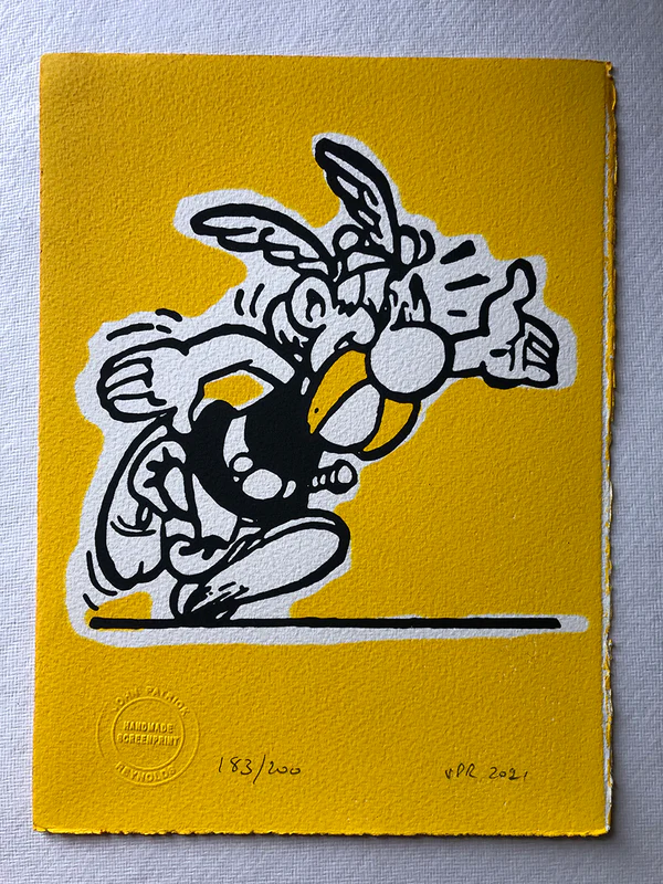 Asterix Print by John Patrick Reynolds - Asterix Introduces Himself